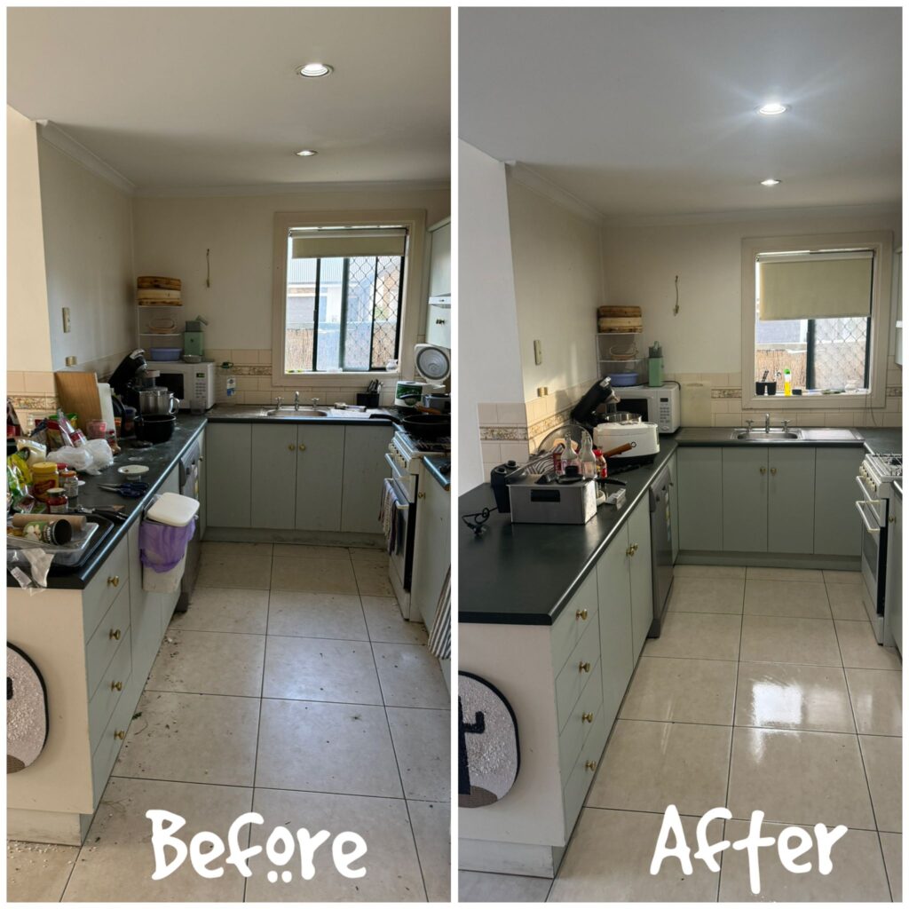 Before Cleaning & After Cleaning Images
